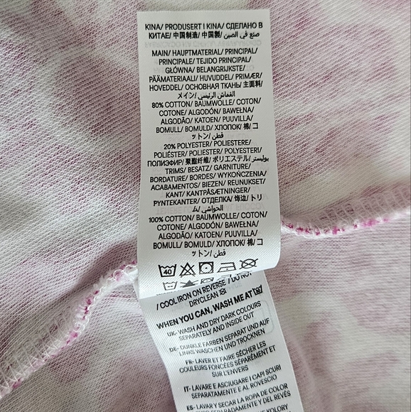 Mini Boden Toweling Dress Fuchsia and White Floral Print Dress Size 9-10 Y - Picture 5 of 6